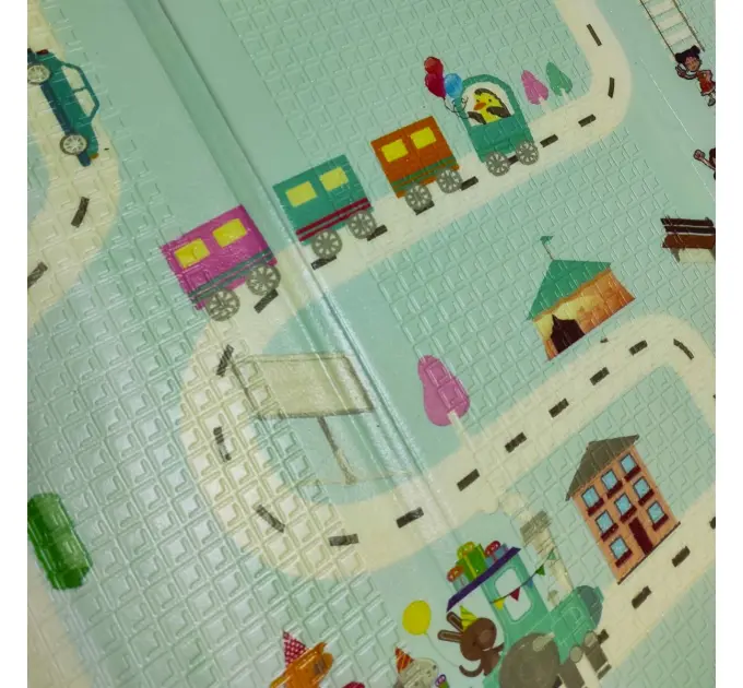 Розвиваючий килимок дитячий термо "Атракціон - Ростомір" 200х180х1см (203)