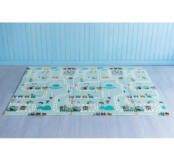 Розвиваючий килимок дитячий термо "Атракціон - Ростомір" 200х180х1см (203)