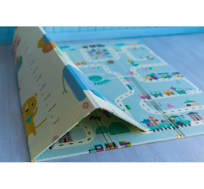 Розвиваючий килимок дитячий термо "Атракціон - Ростомір" 200х180х1см (203)