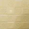 Самоклеюча настінно-стельова панель бежевий візерунок 700x700x5мм 