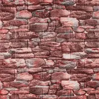 Самоклеюча декоративна 3D панелі під камінь матовий 700х770х5мм 