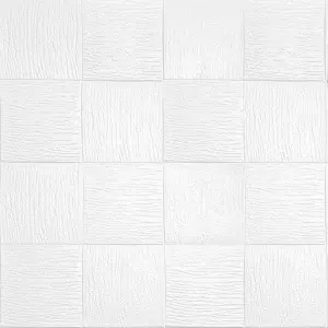 Самоклеюча декоративна настінно-стельова 3D панель 700х700х5мм 