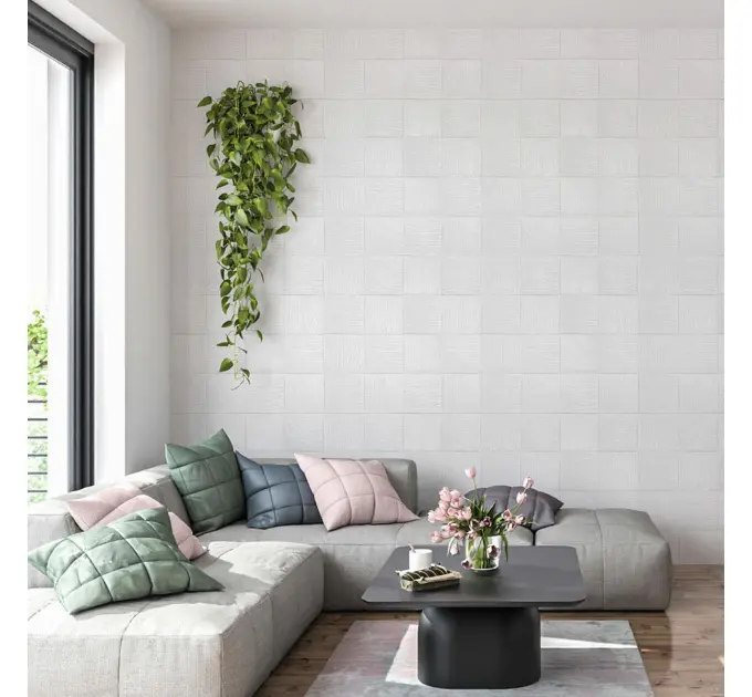 Самоклеюча декоративна настінно-стельова 3D панель 700х700х5мм 