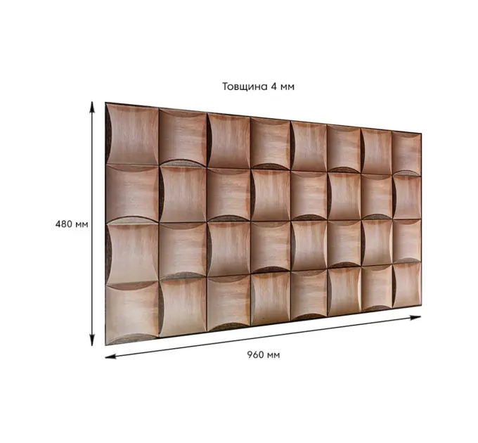 Декоративна ПВХ панель 960*480*4мм (1060)