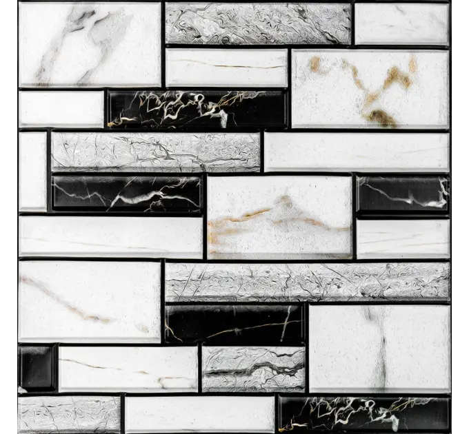 Декоративна плитка ПВХ на самоклейці квадрат 300х300х5мм, ціна за 1 шт. (СПП-602)