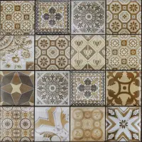 Декоративна плитка ПВХ на самоклейці квадрат 300х300х5мм, ціна за 1 шт. (СПП-604)