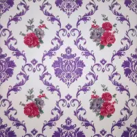 Самоклеюча 3D панель вензель пурпурний 700x700x5мм 