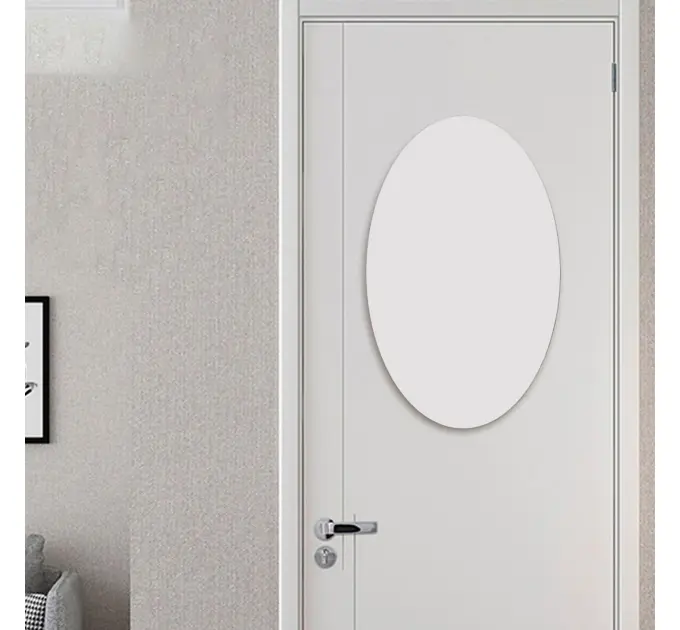 Акрилове дзеркало, що не б'ється на самоклейці, овал 270х420х2мм  (0748)