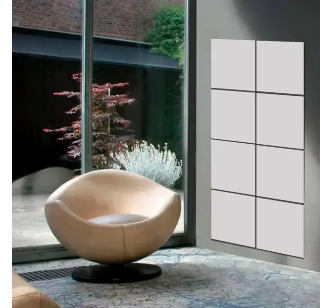 Акрилове дзеркало, що не б'ється на самоклейці, квадрат 295х295х2мм (0749)