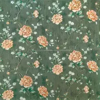 Самоклеюча 3D панель вензель золотий 700x700x5мм