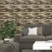 Самоклеющаяся декоративная 3D панель под кирпич микс 700x770x6мм 