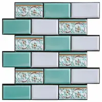 Декоративна ПВХ плитка на самоклейці 300х300х5мм, ціна за 1 шт. (СПП-505)