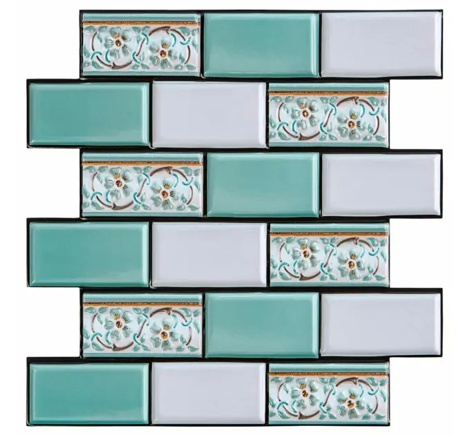 Декоративна ПВХ плитка на самоклейці 300х300х5мм, ціна за 1 шт. (СПП-505)