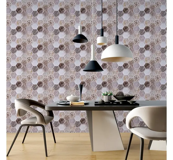 Декоративна плитка ПВХ на самоклейці вінтажна 280х300х5мм, ціна за 1 шт. (СПП-507)