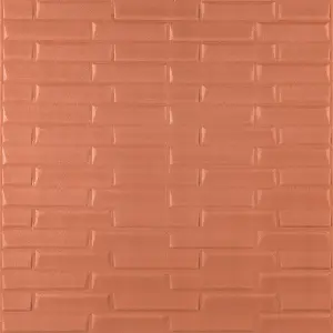 Самоклеюча 3D панель кава з молоком кладка 700x770x5мм