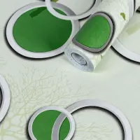 Самоклеюча плівка на паперовій основі зелені дерева 0,45х10м (0797)