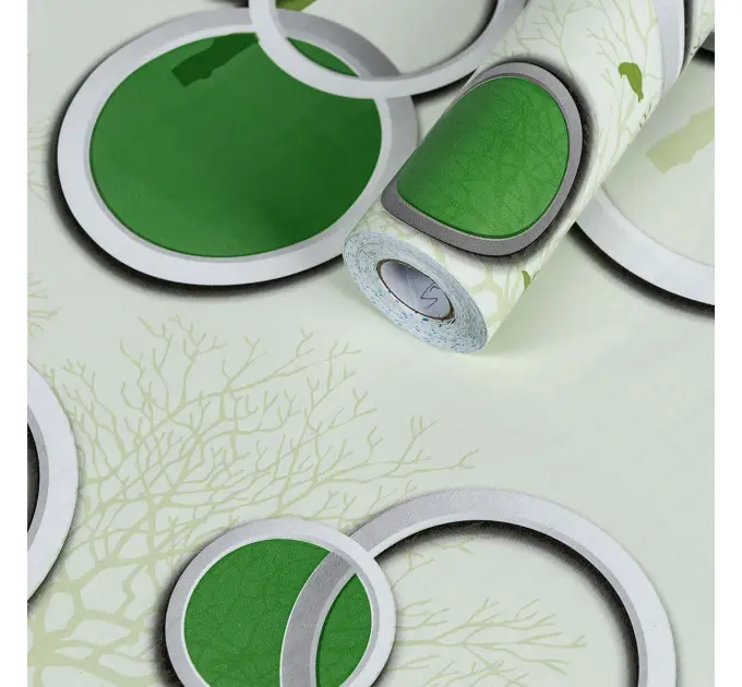 Самоклеюча плівка на паперовій основі зелені дерева 0,45х10м (0797)