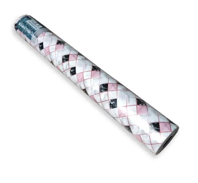 Самоклеюча плівка рожева мозаїка 0,45х10м (1233)