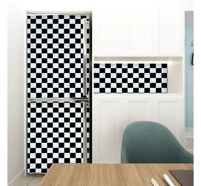 Самоклеюча плівка шахи мармур 0,45х10м (1446)