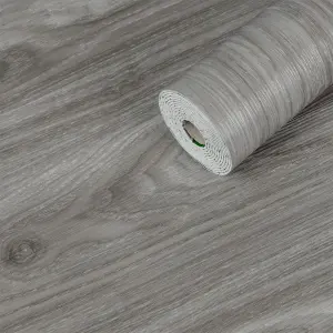 Самоклеюча вінілова плитка в рулоні попеляста 3000х600х2мм (матова) (1175)