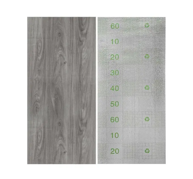 Самоклеюча вінілова плитка в рулоні попеляста 3000х600х2мм (матова) (1175)