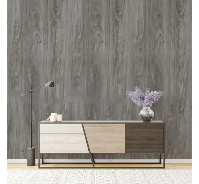 Самоклеюча вінілова плитка в рулоні попеляста 3000х600х2мм (матова) (1175)