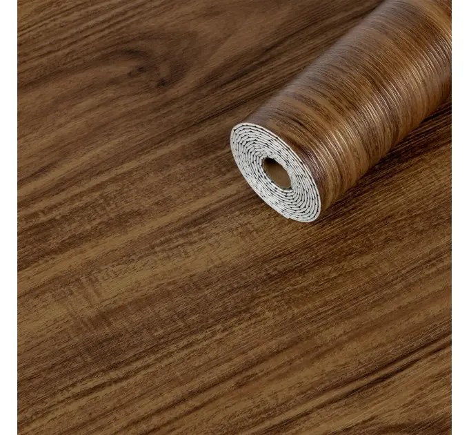 Самоклеюча вінілова плитка в рулоні каштан 3000х600х2мм (матова) (1178)