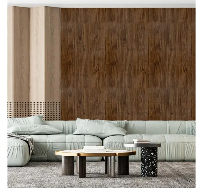 Самоклеюча вінілова плитка в рулоні каштан 3000х600х2мм (матова) (1178)