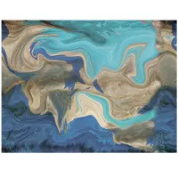 Самоклеящаяся виниловая плитка набор (6 рулонов) лазурный 3600х2800х2мм (WB-SLH-003) SW-00001449