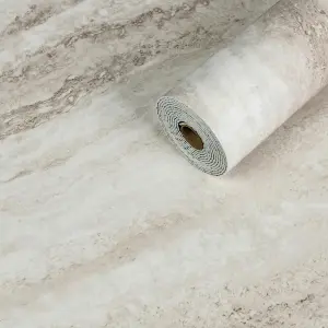 Самоклеюча вінілова плитка в рулоні перламутровий мармур 3000х600х2мм (глянець) (1283)