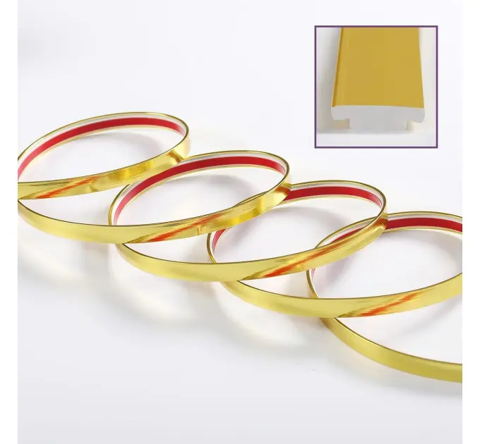 T-подібний молдинг 3000х12х4мм Золото