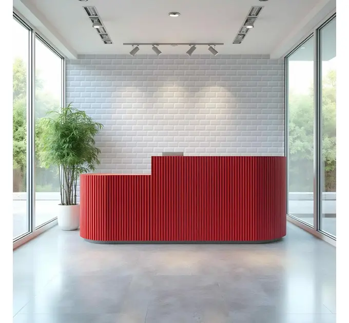 Декоративна ПВХ панель біла клінкерна цегла 960х480х4мм (1164) 