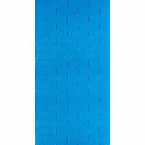 Самоклеюча 3D панель під синю цеглу 3080х700х3мм