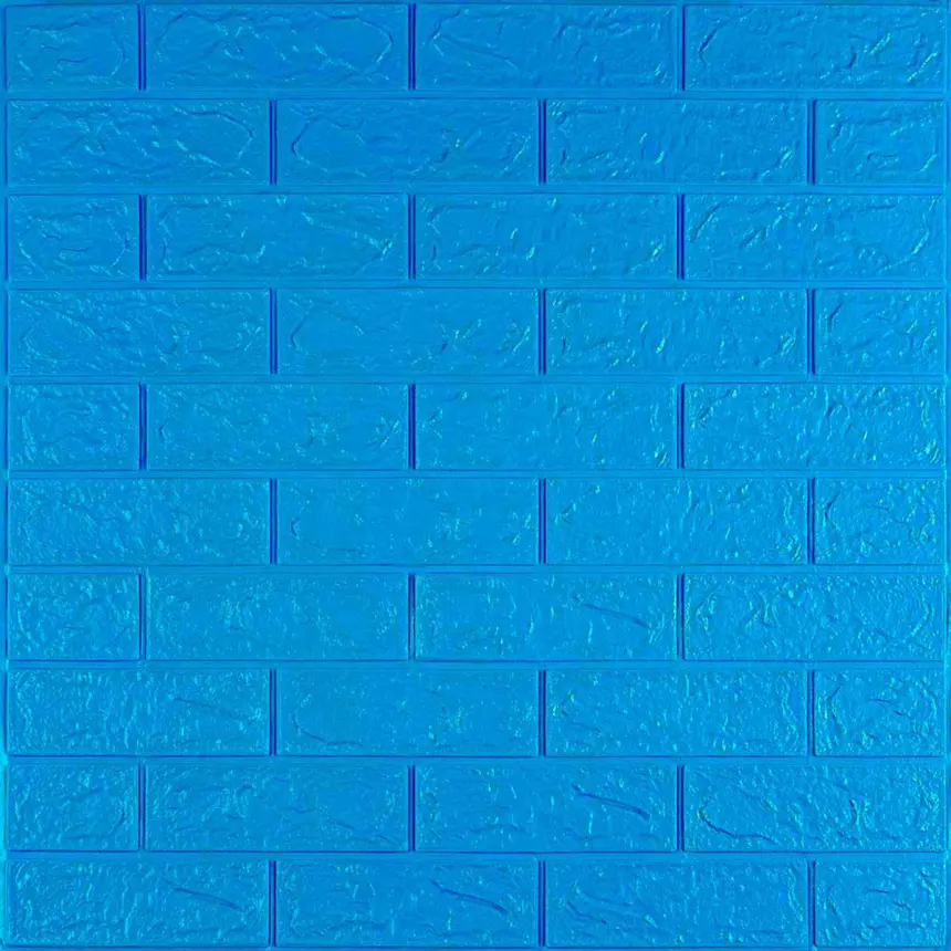 Самоклейна 3D-панель у рулоні «Синя цегла» (1756)