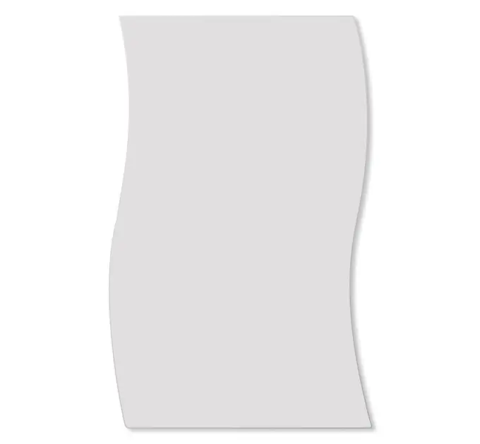 Дзеркальна наклейка (акрил) 3D 27*42 cm*2 mm Silver (1519)