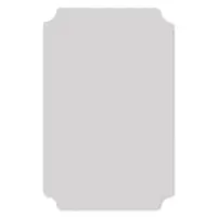 Дзеркальна наклейка (акрил) 3D 27*42 cm*2 mm Silver (1520)