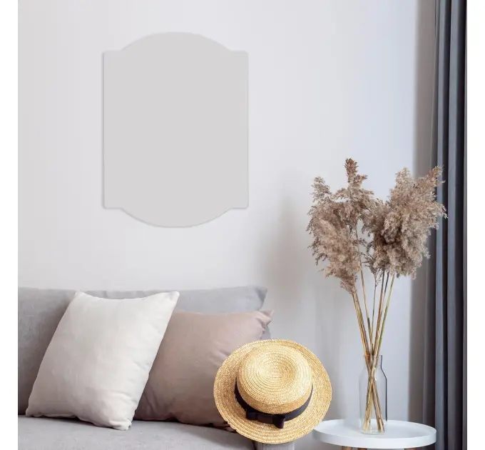 Дзеркальна наклейка (акрил) 3D 30*40cm*2mm Silver (1522)