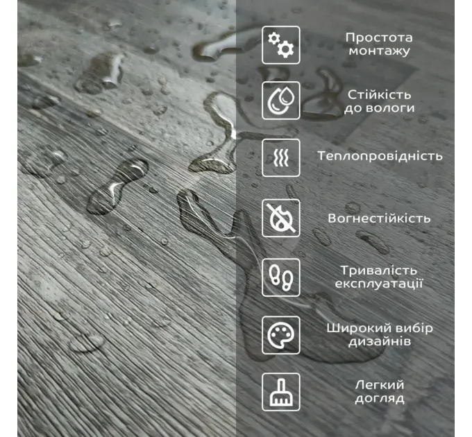 Ламінат SW ProFloor SPC дуб сірий185х1220х4мм/0.3 (D) SW-00001385 (ціна за 1шт)