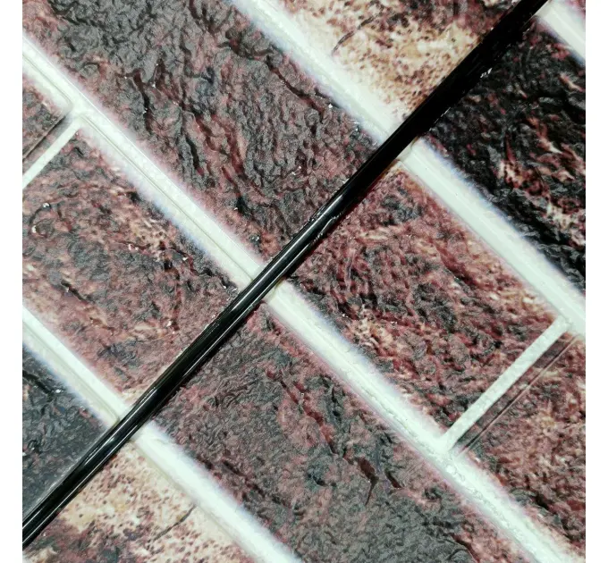 D-подібний молдинг 3m*8mm*4mm Чорний