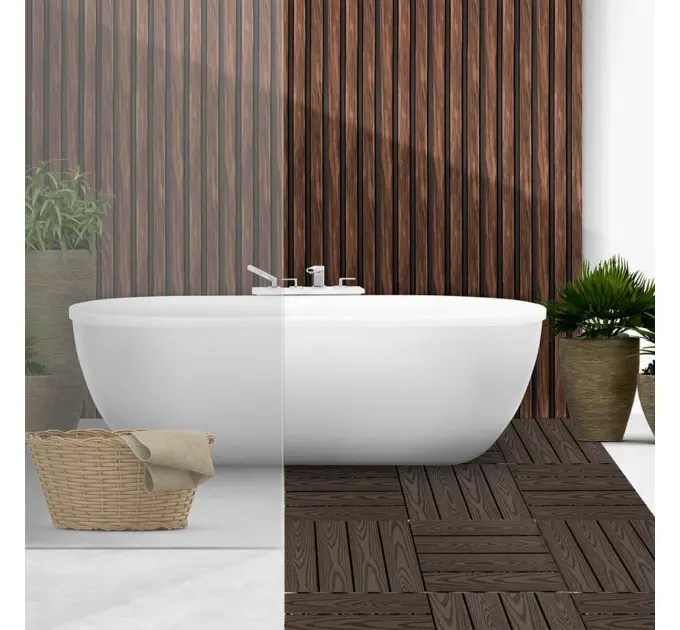Композитна плитка WPC кедр 30*30CM*2СM (D) SW-00001705