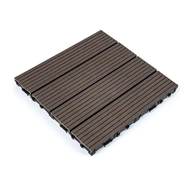 Композитна плитка WPC венге 30*30CM*2СM (D) SW-00001709