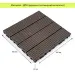 Композитна плитка WPC венге 30*30CM*2СM (D) SW-00001709