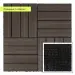 Композитна плитка WPC венге 30*30CM*2СM (D) SW-00001709