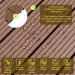 Композитна плитка WPC тик 30*30CM*2СM (D) SW-00001712
