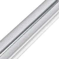 Плінтус РР білий з сірою смужкою 2300*70*4мм