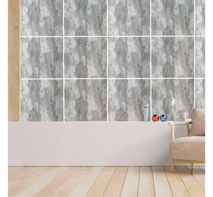 Декоративна плита ПВХ платиновий мармур 1,22х2,44мх3мм (1411)