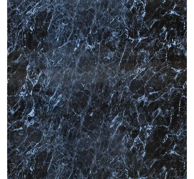 Декоративна ПВХ плита чорний мармур 600*600*3mm (1625)