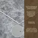 Декоративна плита ПВХ мармур попелястий 600*600*3mm (1626)