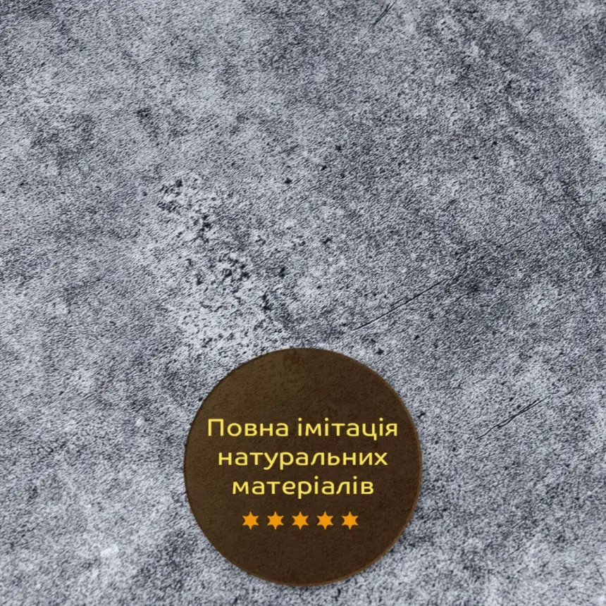 Декоративна плита ПВХ мармур попелястий 600*600*3mm (1626)