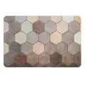 Влагопоглощающий коврик шестиугольники 40*60CM*3MM (D) SW-00001571